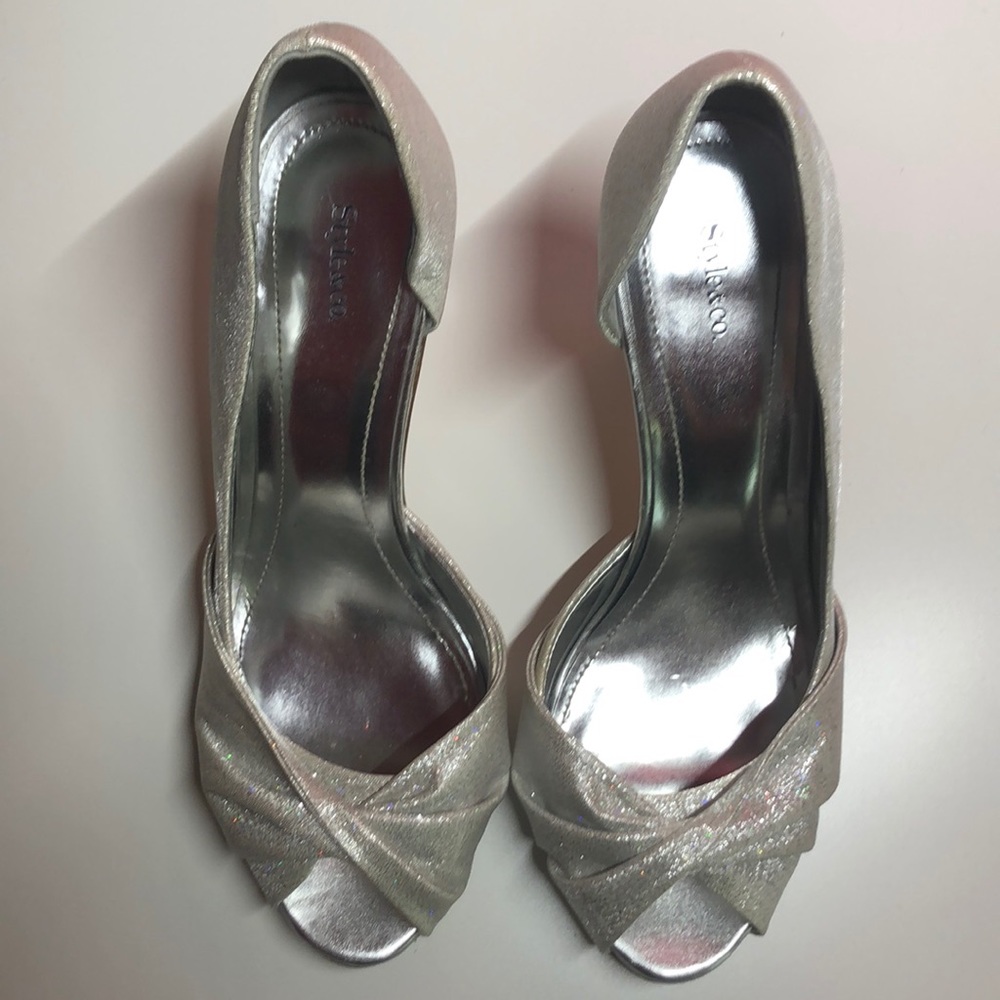 Style & co. Silver Heels